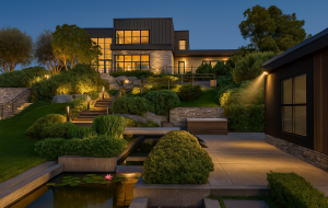 Освещение участка - Ландшафтная архитектура и строительство садов "ЛАИСС" Екатеринбург